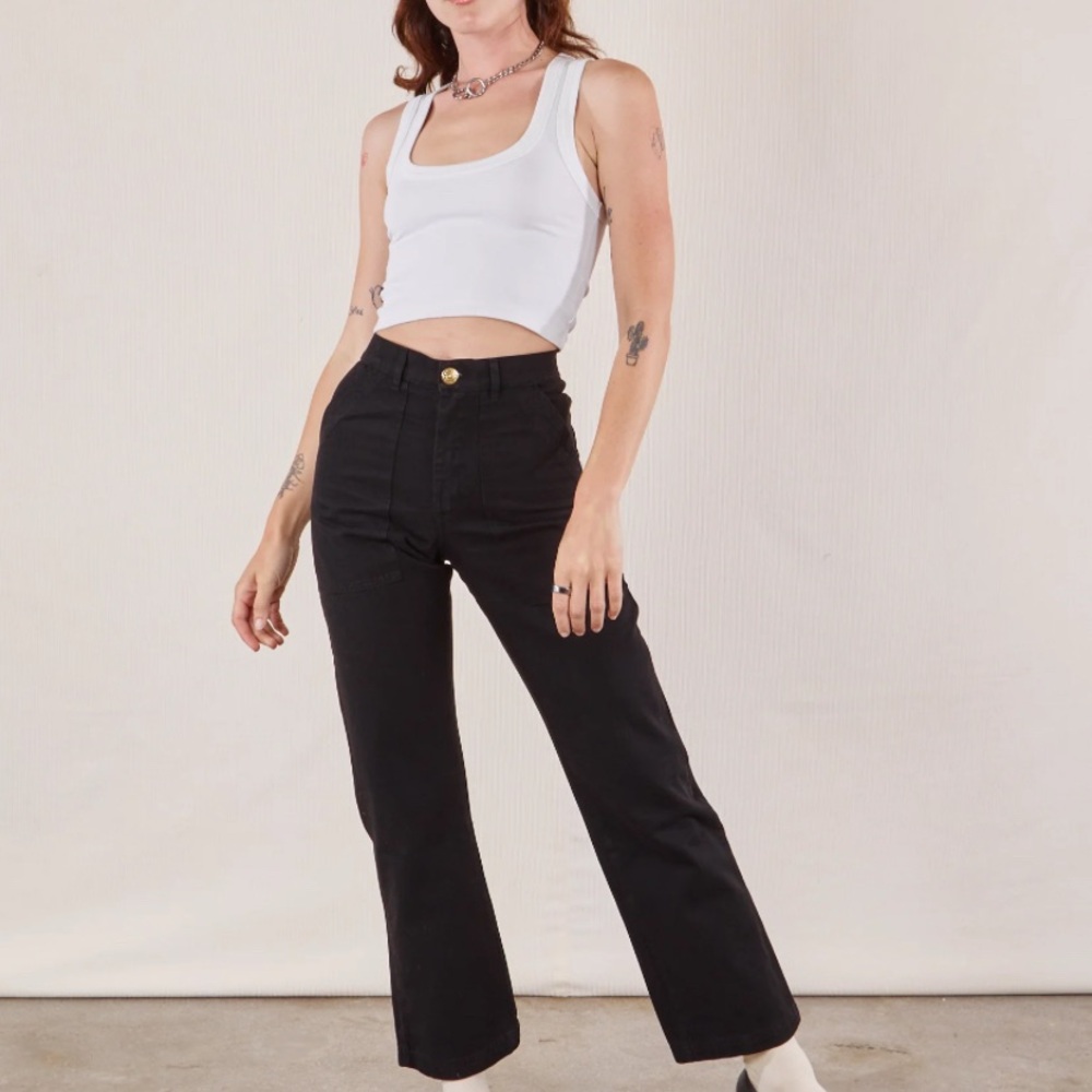 Big Bud Press work pants in basic black. Size L